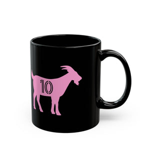Miami Pink GOAT 11oz Black Coffee Mug
