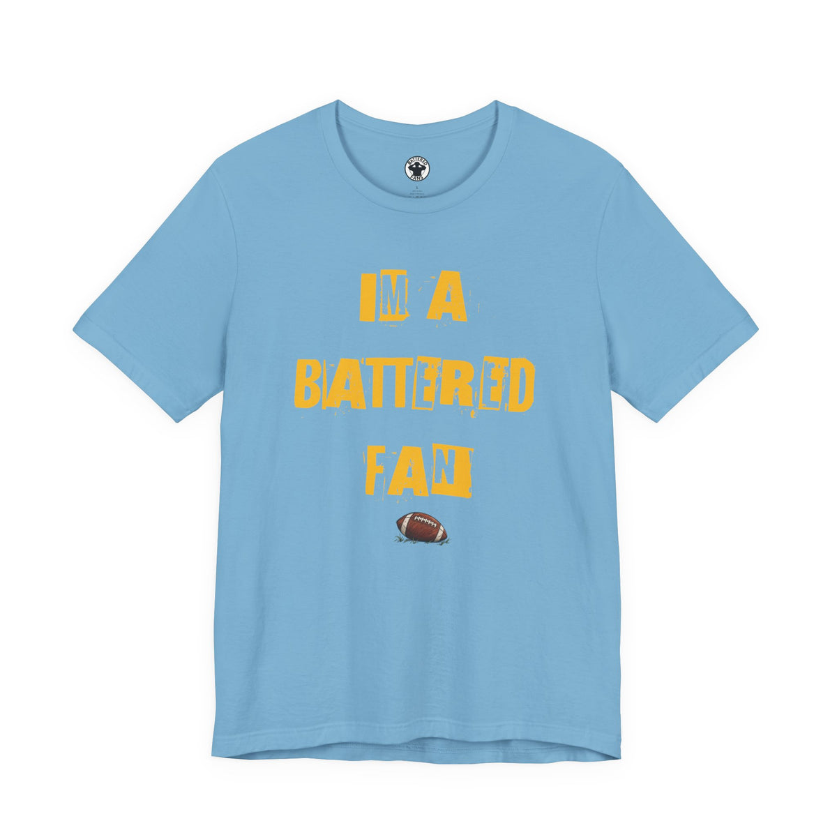 I’m a Battered Fan – Los Angeles Chargers Funny Football Tee