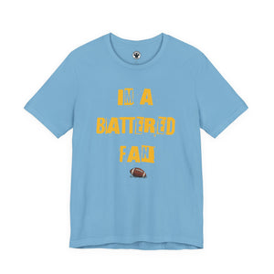 I’m a Battered Fan – Los Angeles Chargers Funny Football Tee
