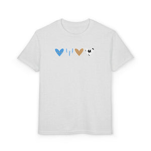 Argentina Heart Scribble Kids DryBlend T-Shirt