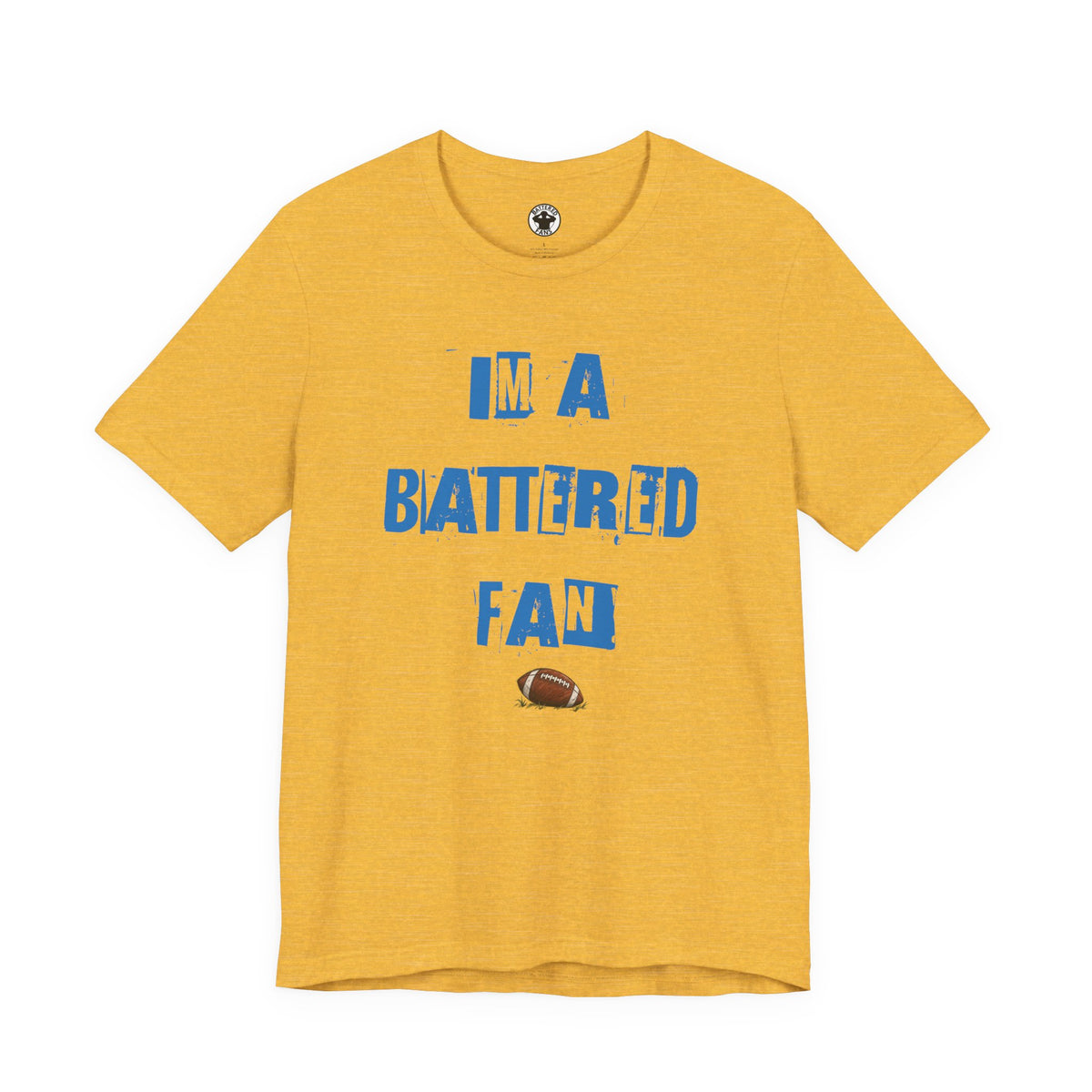 I’m a Battered Fan – Los Angeles Chargers Funny Football Tee