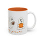 Two-Tone Fall Ghosts Mug