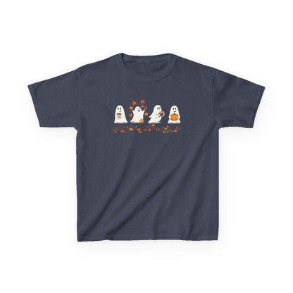 Fall Ghosts Kids Short Sleeve Tee