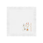 Fall Ghosts White Coined Napkins
