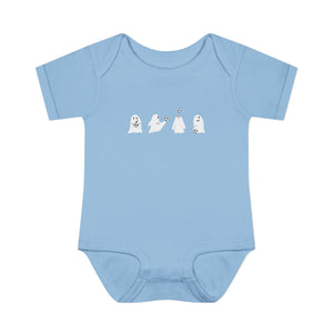 Infant Soccer Ghost Onesie