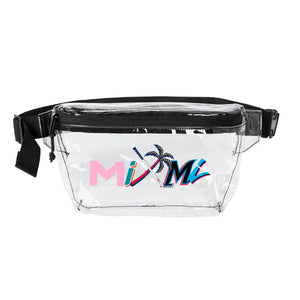 Miami Home Teams Transparent Fanny Pack