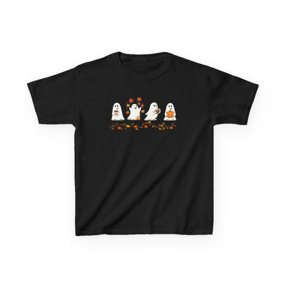 Fall Ghosts Kids Short Sleeve Tee
