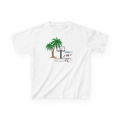 Tyler Herro Is A Miami Heat Bucket Kids Tee