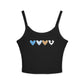 Argentina Heart Scribble Spaghetti Top