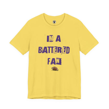 I’m a Battered Fan – Minnesota Vikings Funny Football Tee