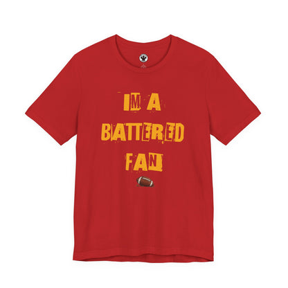 I’m a Battered Fan – Arizona Cardinals Funny Football Tee