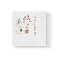 Fall Ghosts White Coined Napkins