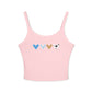 Argentina Heart Scribble Spaghetti Top