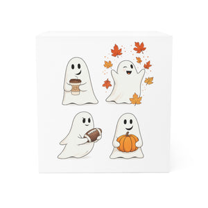 Fall Ghosts Note Cube