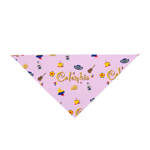 Colombia Pride Girl Pet Bandana