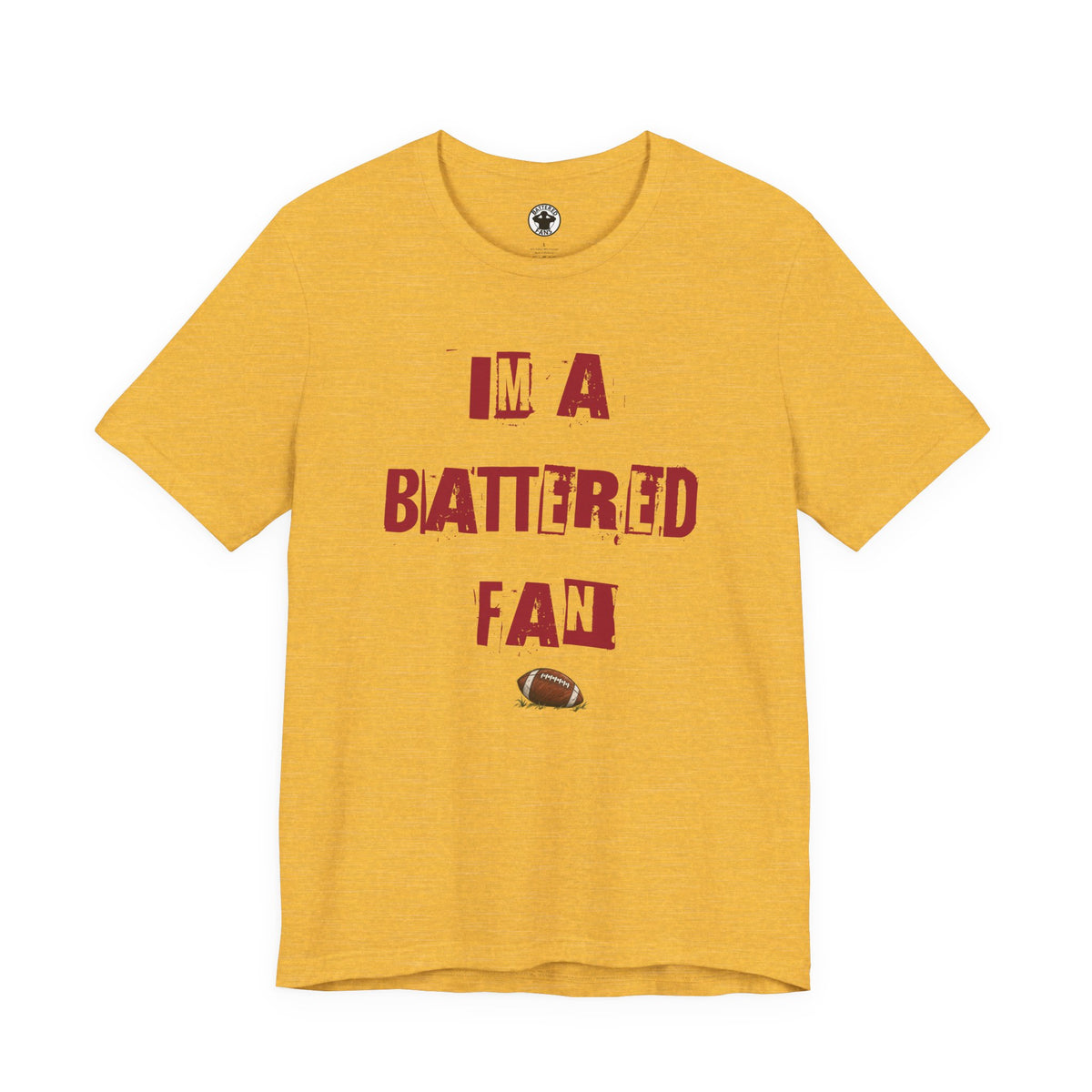 I’m a Battered Fan – Arizona Cardinals Funny Football Tee