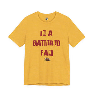 I’m a Battered Fan – Arizona Cardinals Funny Football Tee