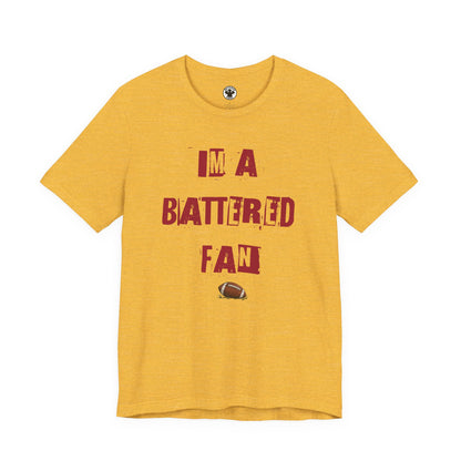 I’m a Battered Fan – Arizona Cardinals Funny Football Tee
