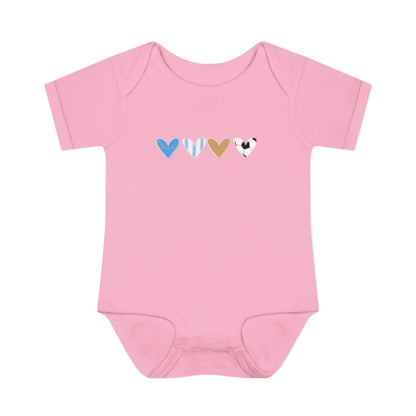 Argentina Heart Scribble Baby Onesit