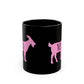 Miami Pink GOAT 11oz Black Coffee Mug