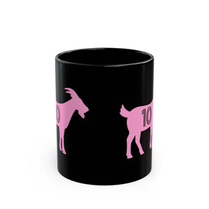 Miami Pink GOAT 11oz Black Coffee Mug