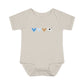 Argentina Heart Scribble Baby Onesit