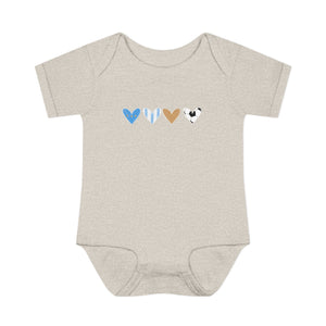 Argentina Heart Scribble Baby Onesit