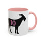 Miami Black GOAT Coffee Mug, 11oz