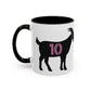 Miami Black GOAT Coffee Mug, 11oz
