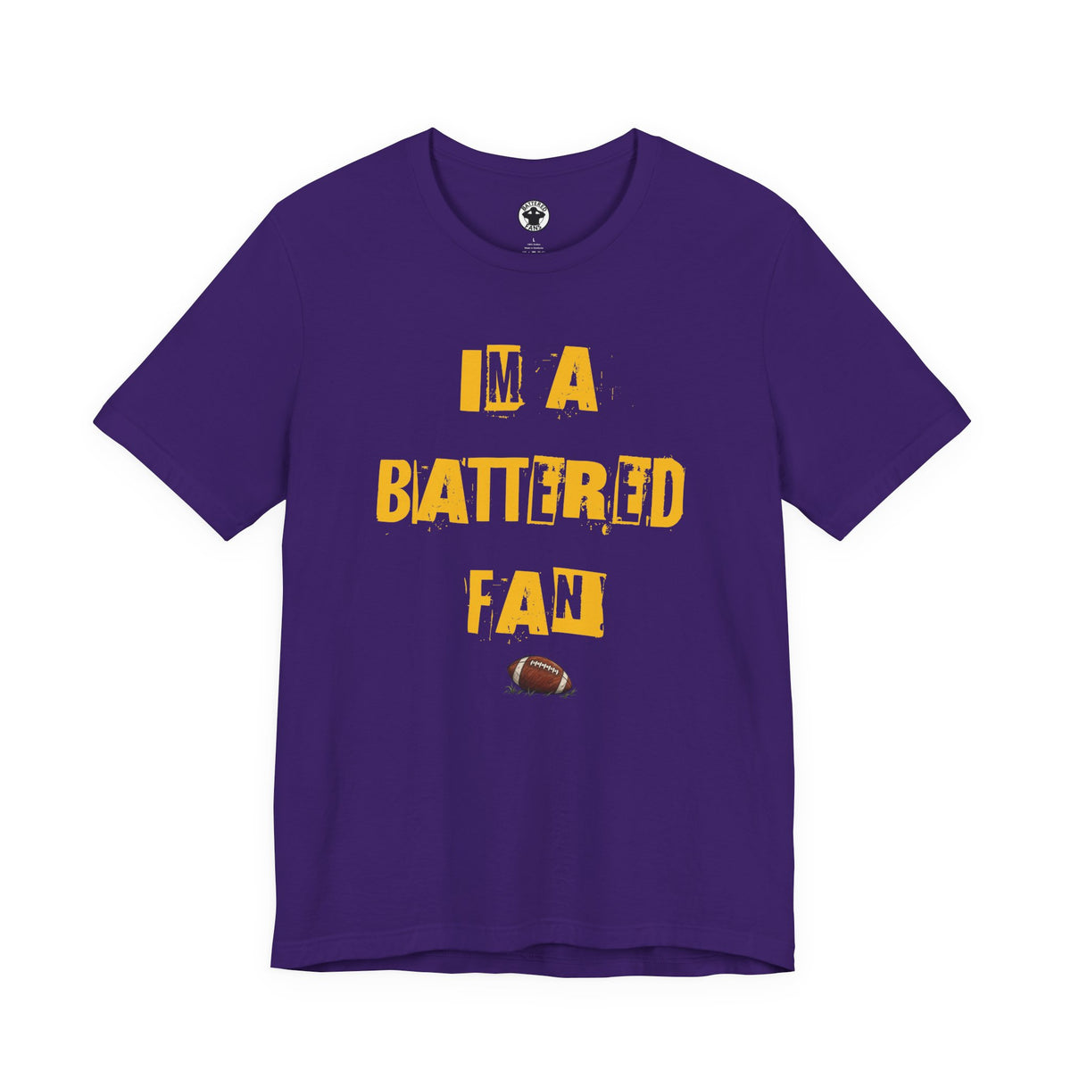I’m a Battered Fan – Minnesota Vikings Funny Football Tee