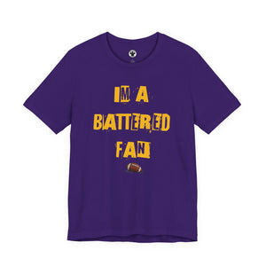 I’m a Battered Fan – Minnesota Vikings Funny Football Tee