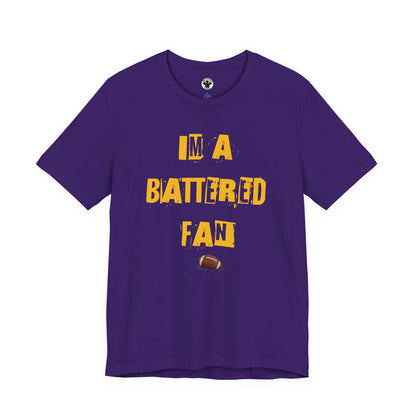 I’m a Battered Fan – Minnesota Vikings Funny Football Tee
