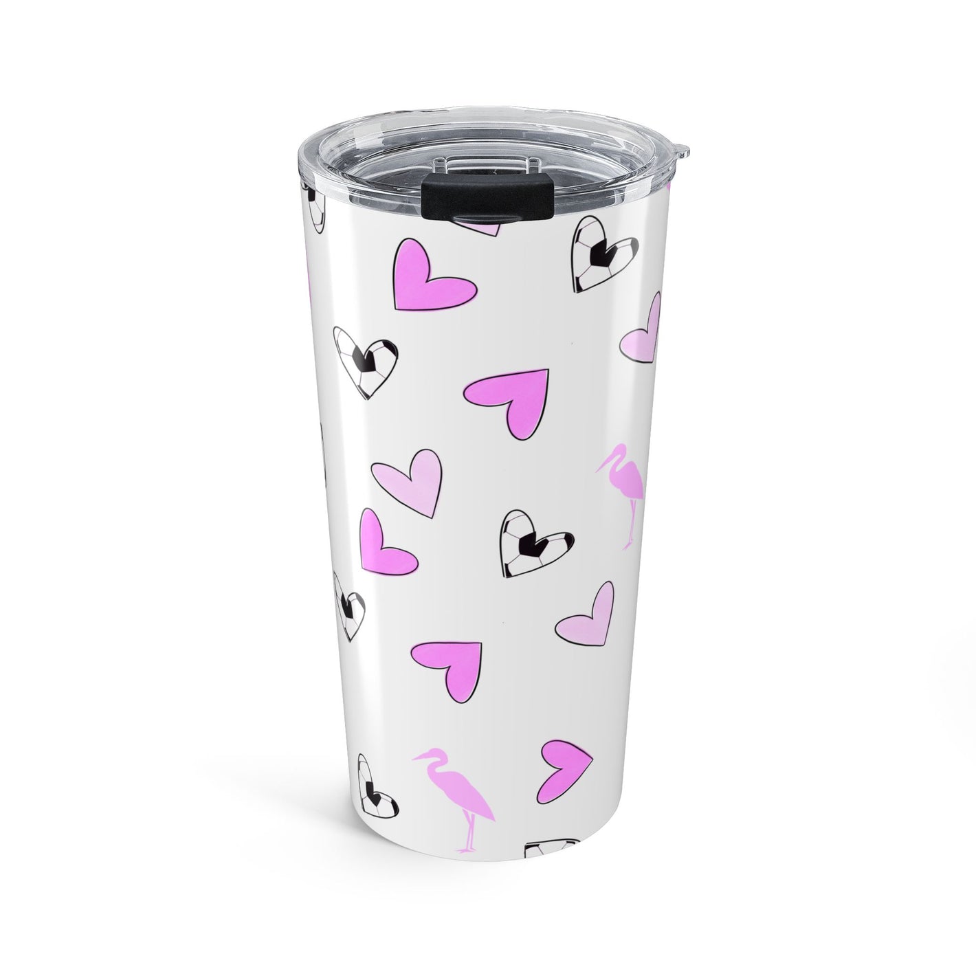 Miami Soccer Love Tumbler