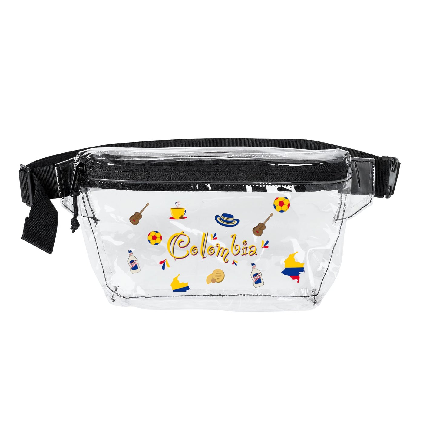 Colombia Pride Transparent Fanny Pack