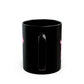 Miami Pink GOAT 11oz Black Coffee Mug