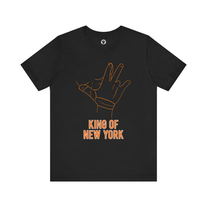 New York Knicks Jalen Brunson Celebration King Of New York T-Shirt