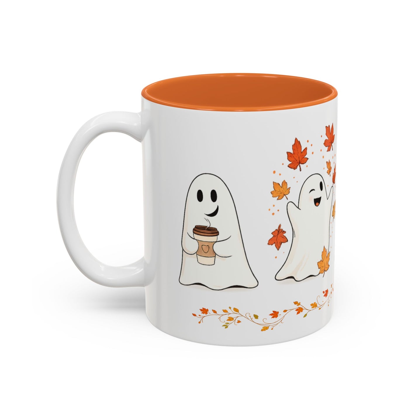 Two-Tone Fall Ghosts Mug