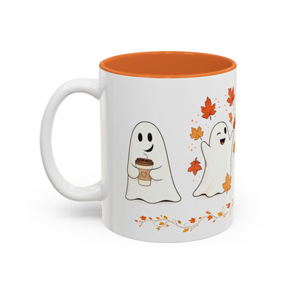 Two-Tone Fall Ghosts Mug