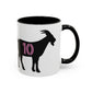 Miami Black GOAT Coffee Mug, 11oz