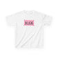 Kids Miami Pink Believe Tee