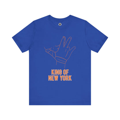 New York Knicks Jalen Brunson Celebration King Of New York T-Shirt