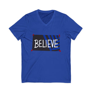 Women´s San José Earthquakes Believe V-Neck Tee