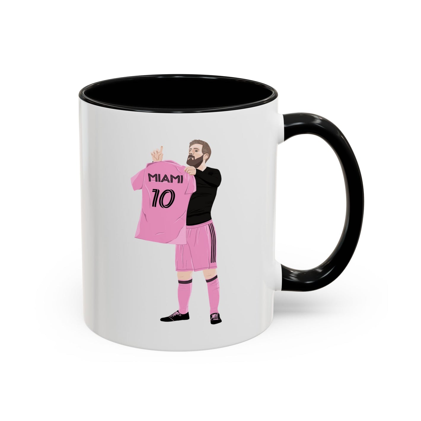 Messi In Miami Coffee Mug, 11oz