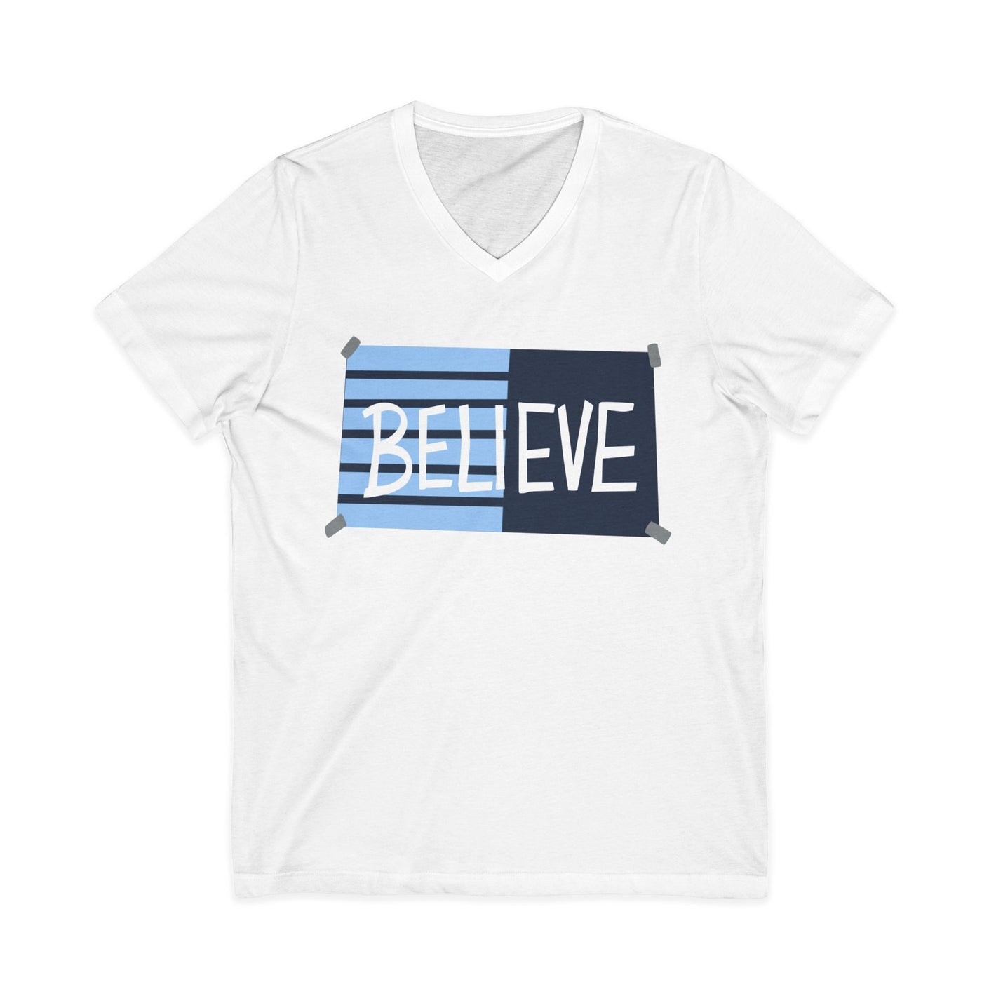 Women’s V-Neck Sporting KC Believe T-Shiirt