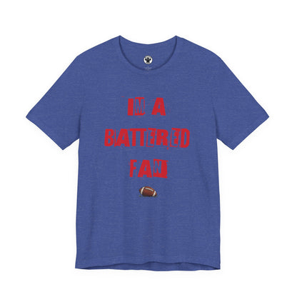 I’m a Battered Fan – Buffalo Bills Football Funny Football Tee