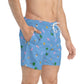 Miami Soccer Swim Trunks Blue