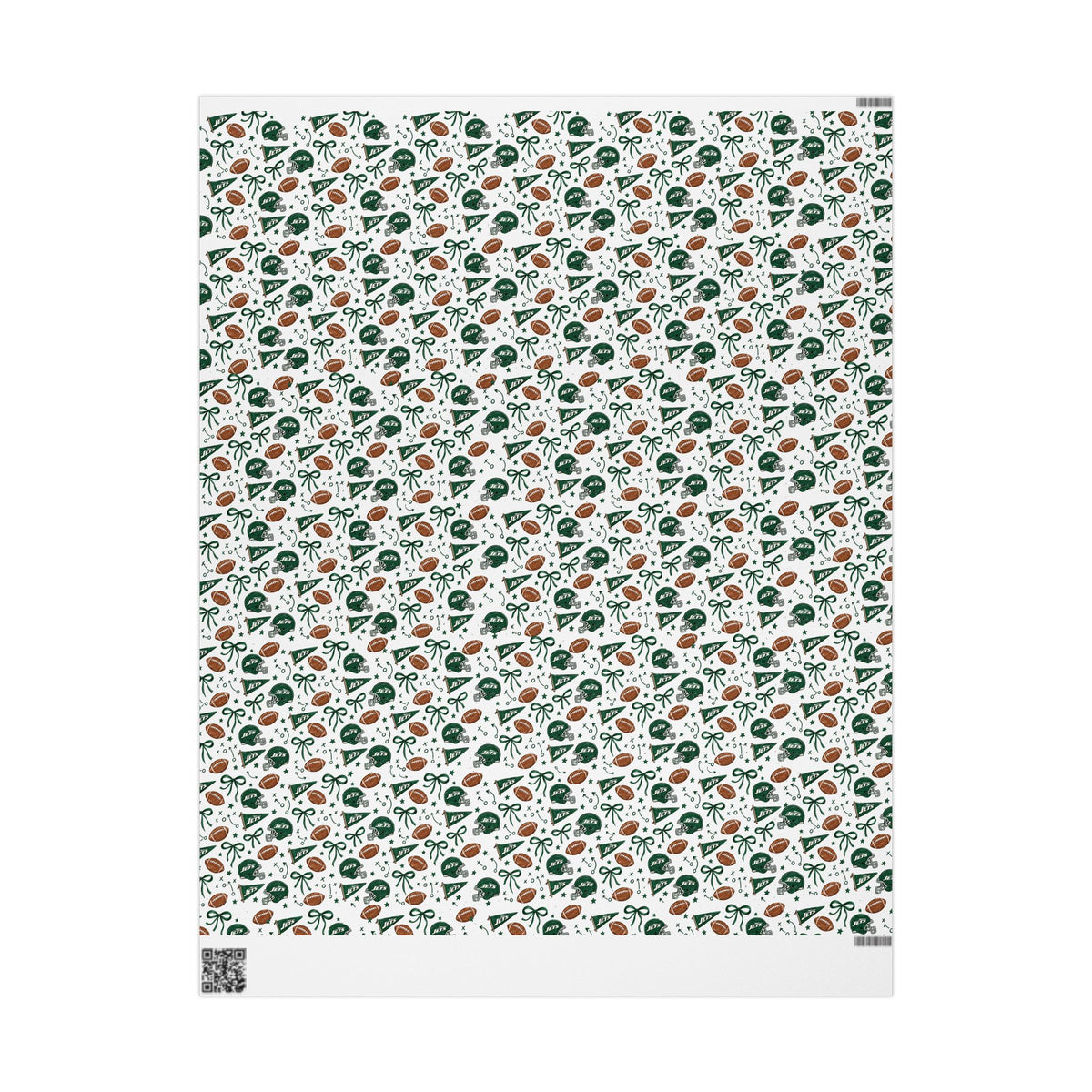 Jets Doodle Wrapping Paper - White